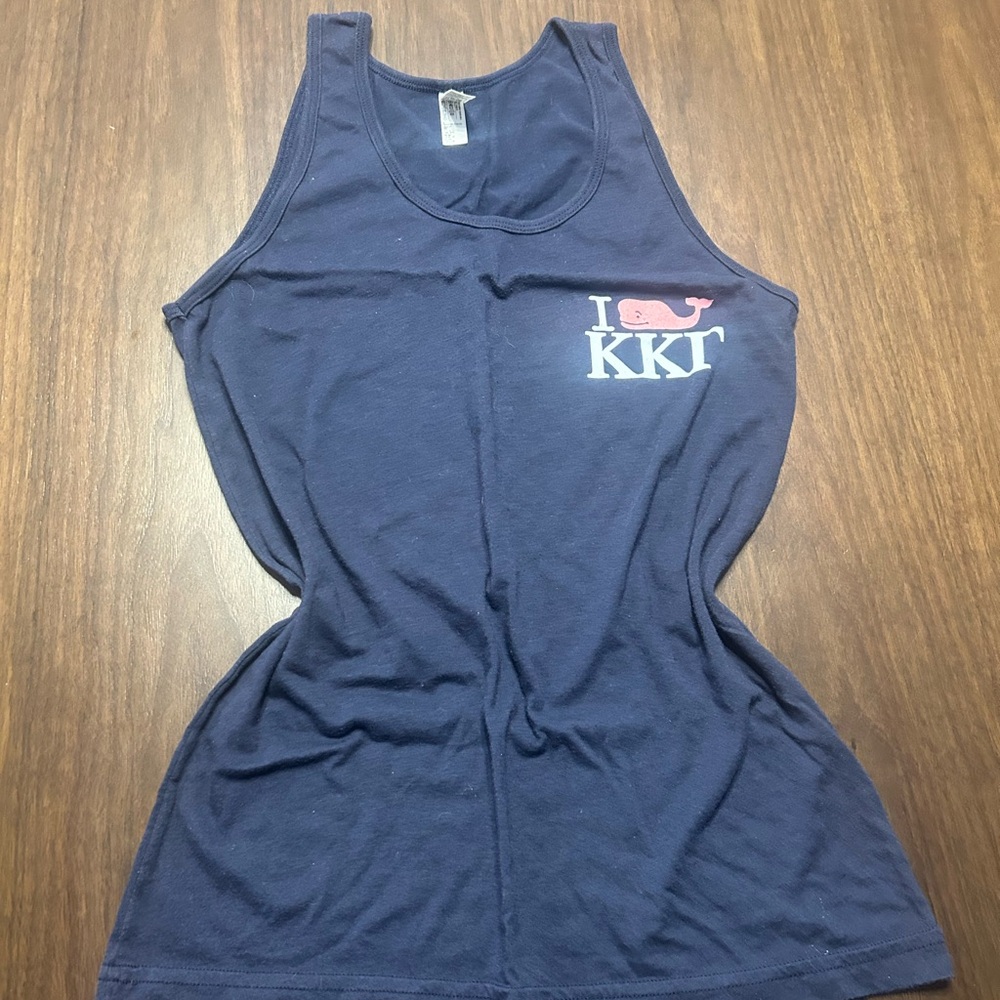 Vineyard Vines Navy Blue Tank Top